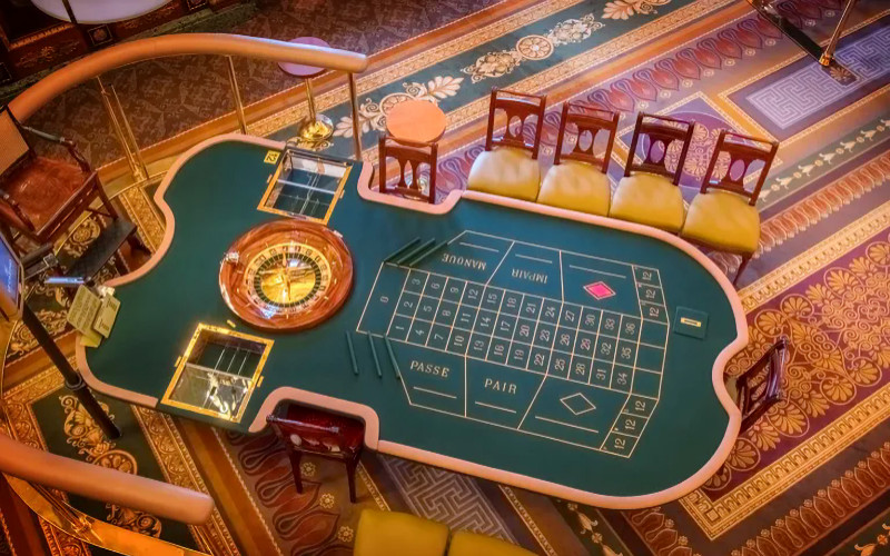 Franču ruletes galdi kazino Monte-Carlo